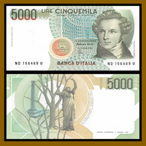 Italy 5000 lire 1985 - lire,,