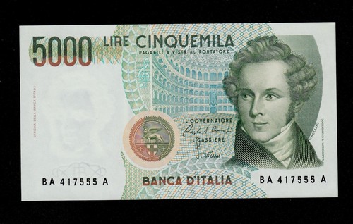 Italy 5000 lire 1985 - italy,