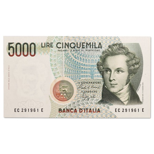 Italy banknote 5000 lire - -,