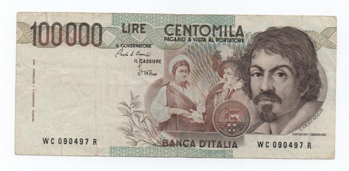 Italy 100000 lire 1986 pick - italy,