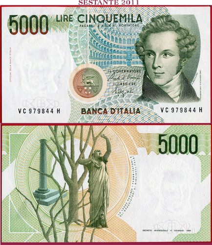 Italy 000 5000 - (com), lire