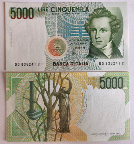 Italy 5000 000 lire 1985 - 5000, 5.000