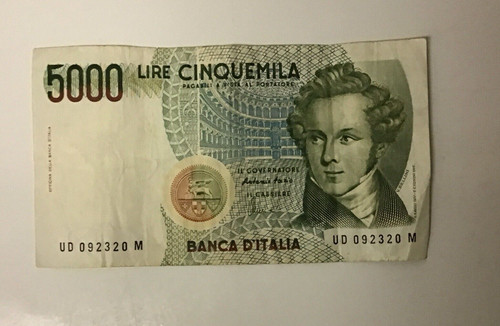 5000 lire cinquemila - 5000, v